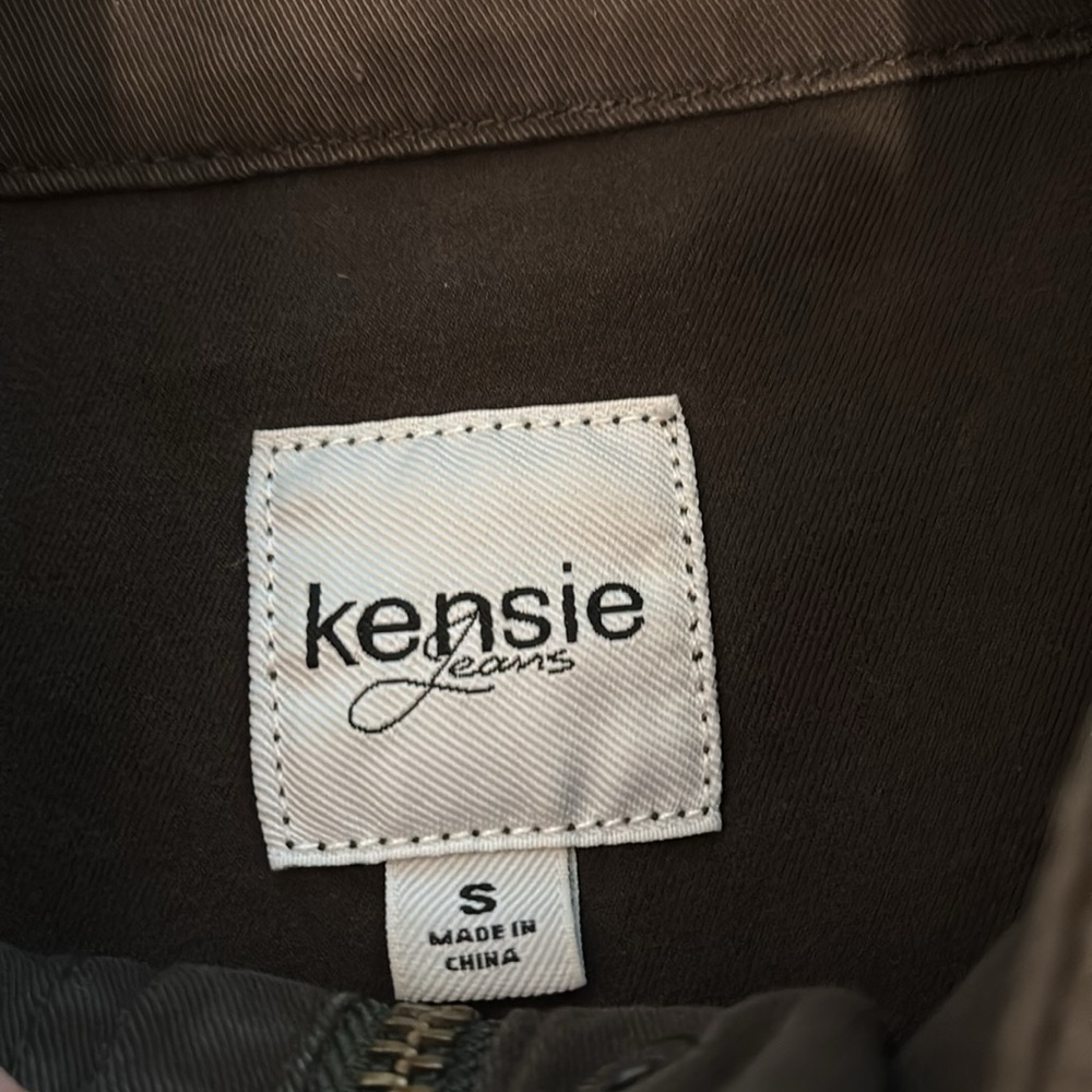 Kensie Women's Utility Jacket Duo - Olive Green & Mauve - Picture 8 of 10